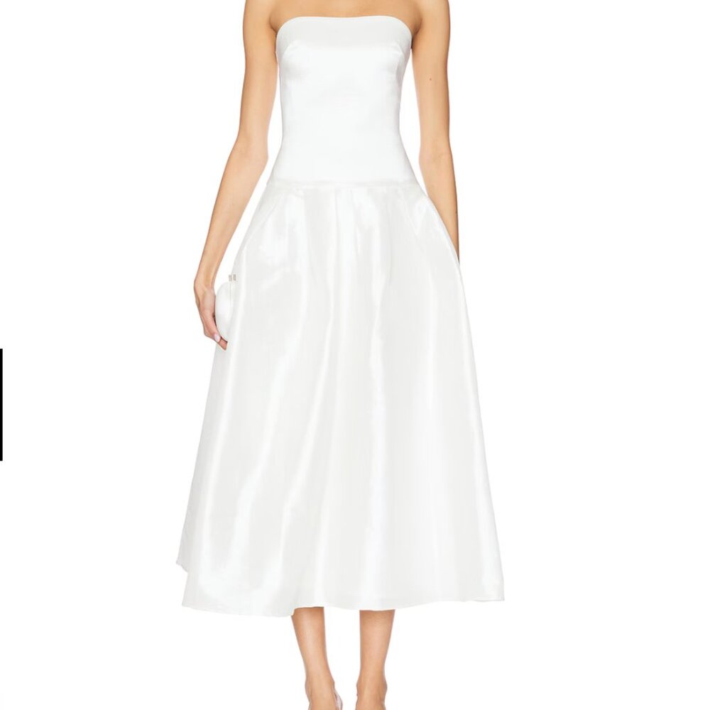 Revolve MORE TO COME Cambria White Dress